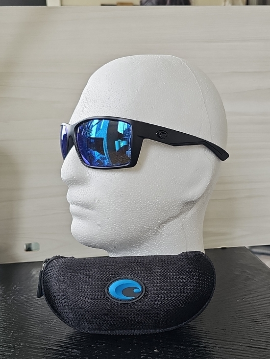 Costa Other - Costa Black Frame Sunglasses with Blue Mirrored Lenses